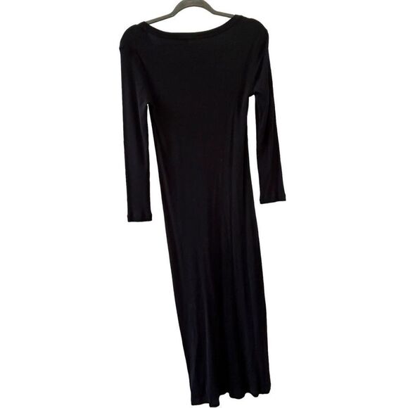 ba&sh Taylor Long Sleeve Bodycon Dress Women's Black Size Small - Picture 2 of 5